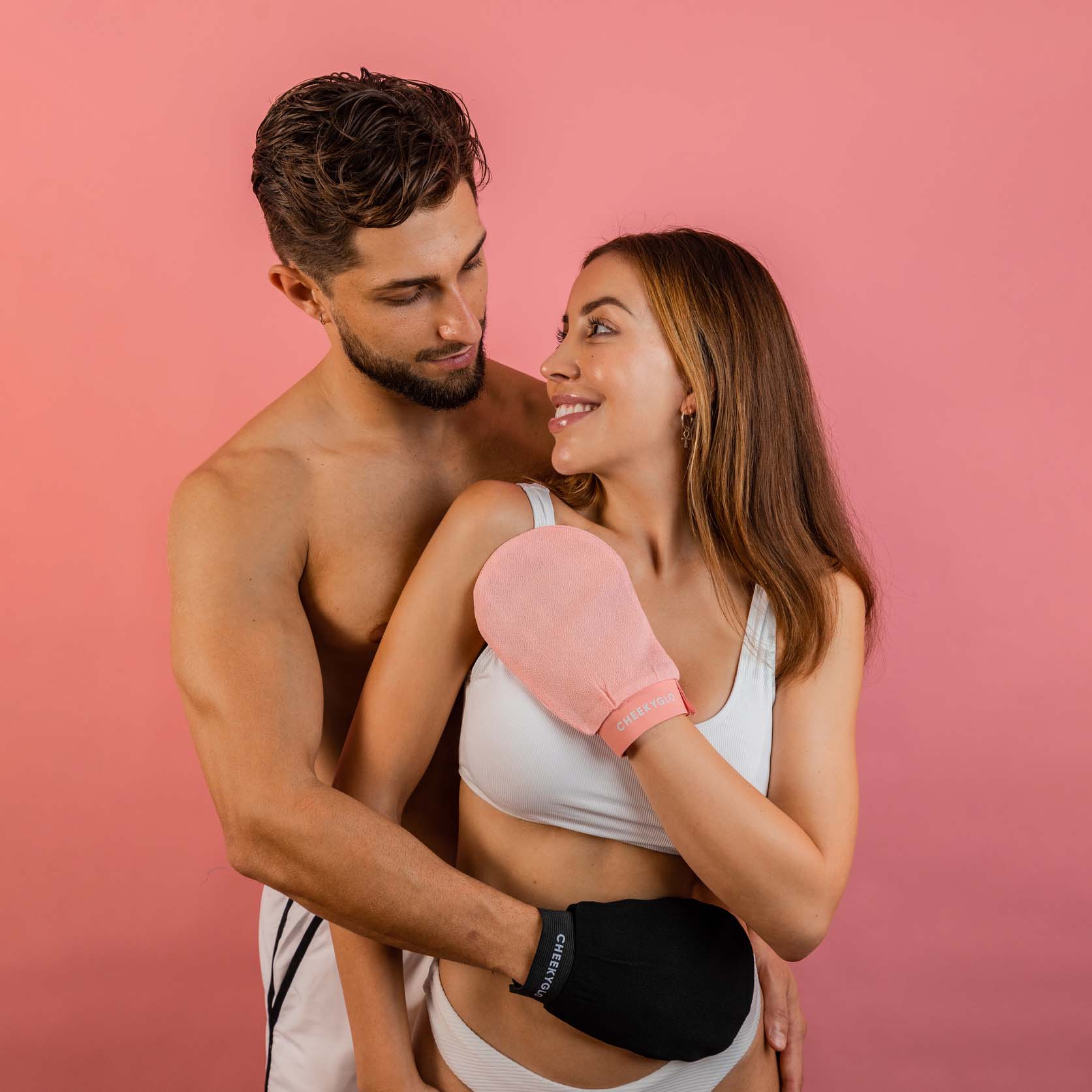 CheekyGlo Black+Pink Exfoliating Body Duo - Cheeky Glo