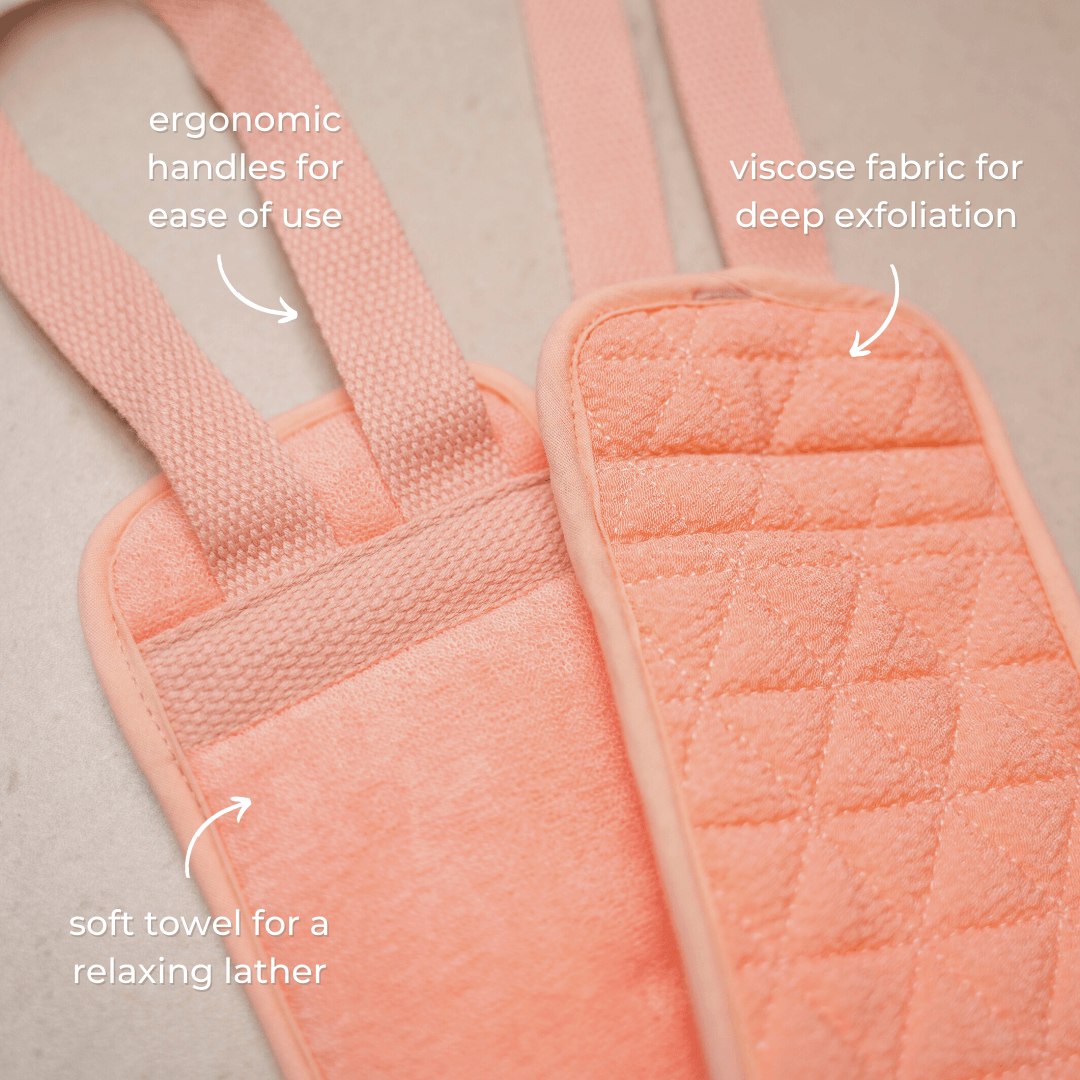 CheekyGlo Exfoliating Back Scrubber - Cheeky Glo