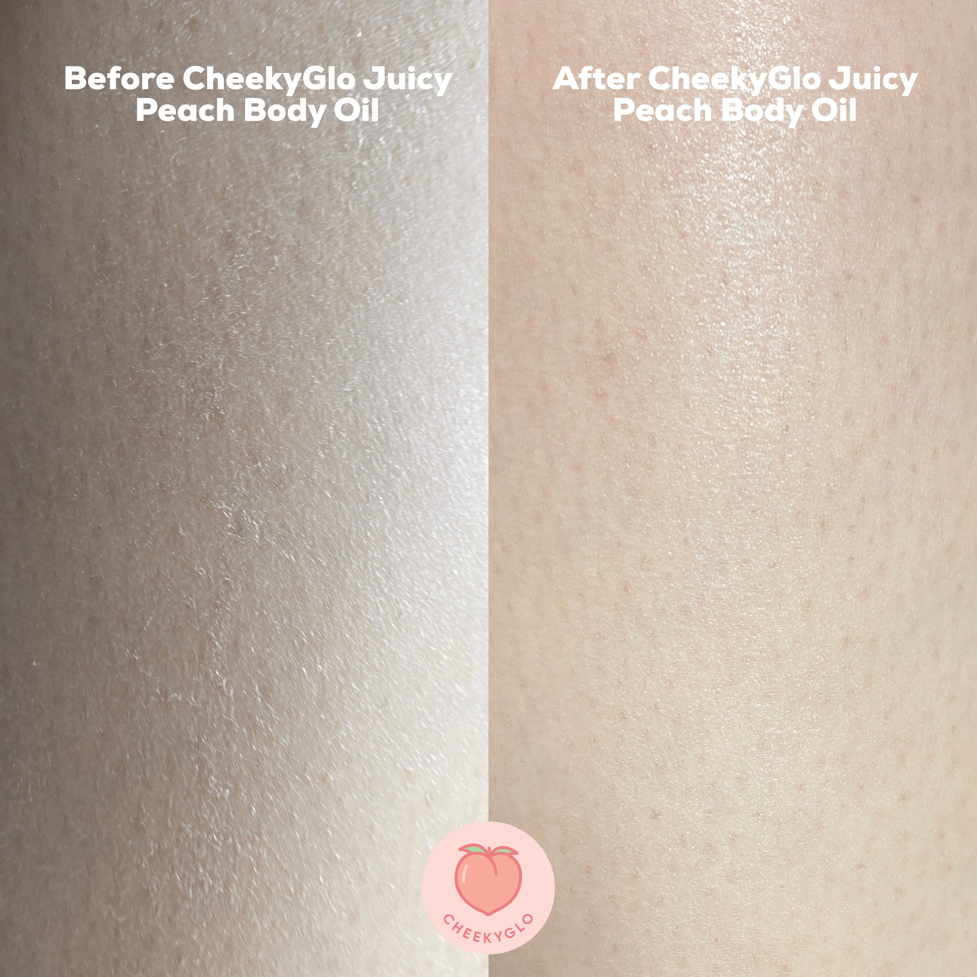 CheekyGlo Juicy Peach Body Oil - Cheeky Glo
